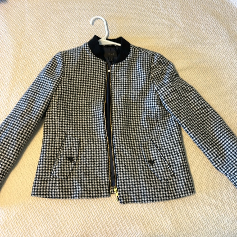 J crew houndstooth jacket